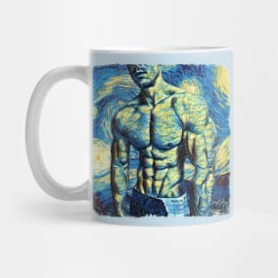 The Fitness Freak Van Gogh Style Mug